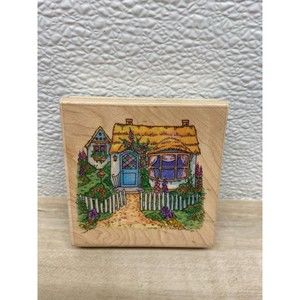 1996 Stampendous Grandmas Cottge Wood Mounted Rubber Stamp